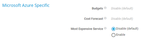Microsoft Azure Specific